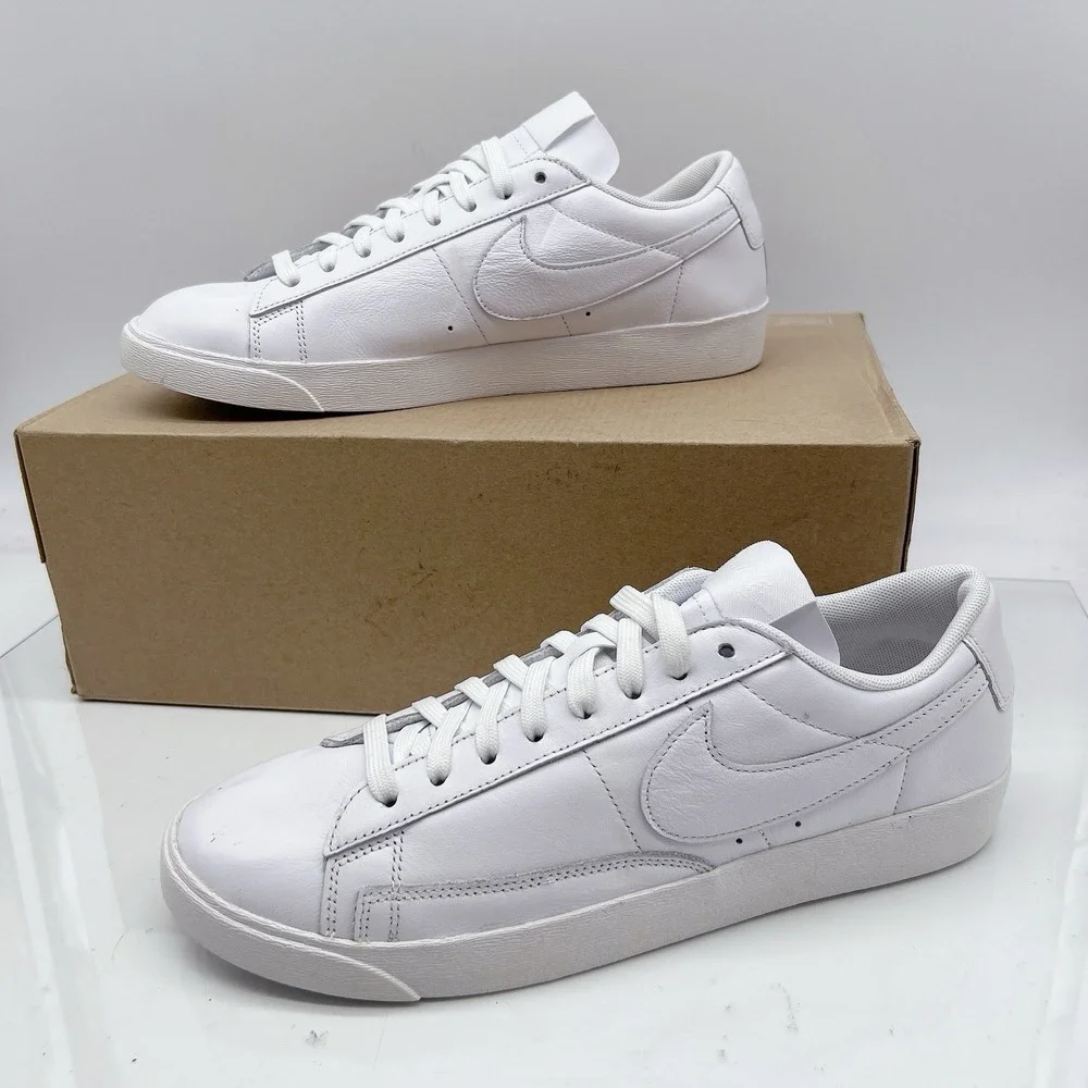 Nike Blazer Low LE Women's Running Shoes Sneakers Triple White AV9370-111 US 10